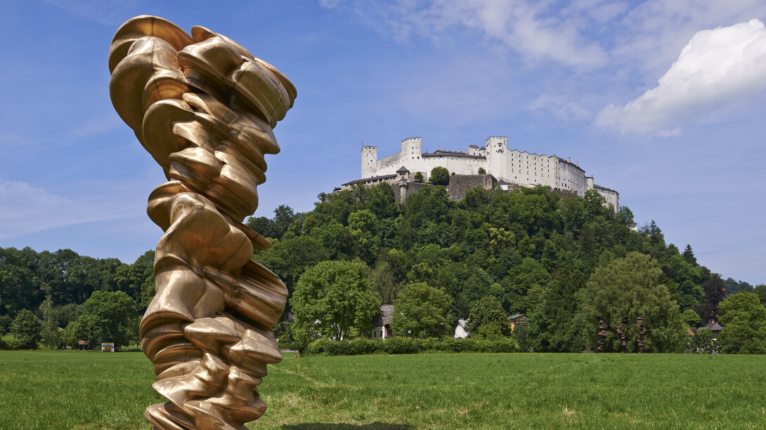 Tony Cragg, Mixed Feelings, 2013, Bronze, 550 x 236 x 224 cm (216.54 x 92.91 x 88.19 in), © Anthony Cragg, Courtesy: Galerie Thaddaeus Ropac Salzburg Paris, photo: Stefan Zenzmaier