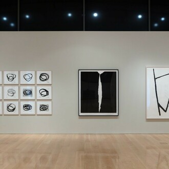 Richard Serra, Exhibition view. Courtesy of Nasher Sculpture Center