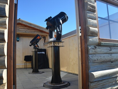 The telescopes at Rangá Observatory