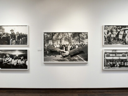 Freedom Now Civil Rights Photographs, Exhibition view. Courtesy of The Fahey/Klein Gallery