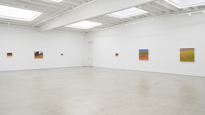 Richard Mayhew, Understory, exhibition view. Courtesy of Karma Gallery