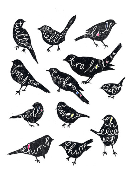 Charlotte Farmer, ‘A dawn chorus’, ed. 30, 56x38cm. Courtesy of Will's Art Warehouse 