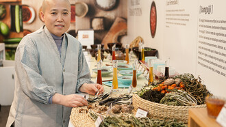 La monje experta en cocina coreana WookWan. Foto: Roberto Castelli