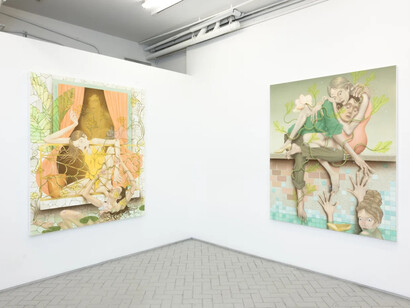 Wendell Gladstone, Lover’s knot, exhibition view. Courtesy of Nazarian / Curcio Gallery