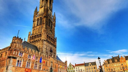 Campanario de la ciudad de Brujas