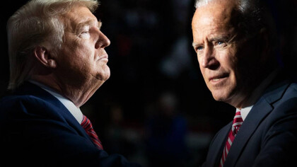 Donald Trump, líder del partido republicano, y Joe Biden, actual presidente de los EE.UU.