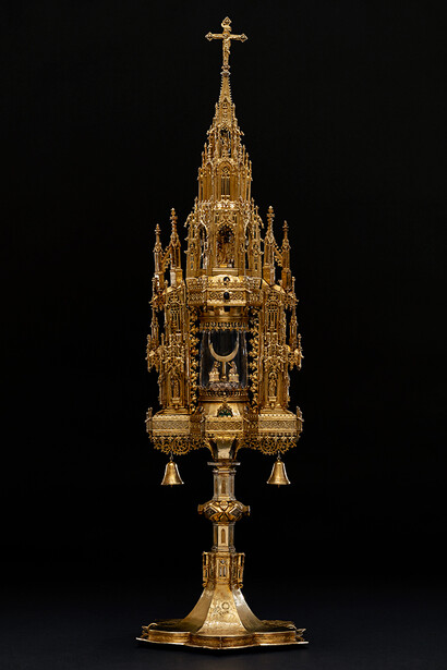 Hans Ryssenberg, The monstrance by Hans Ryssenberg, exhibition view. Courtesy of The State Hermitage Museum