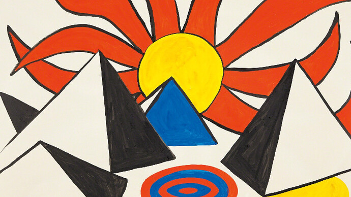Calder on Paper. Courtesy of Omer Tiroche Gallery