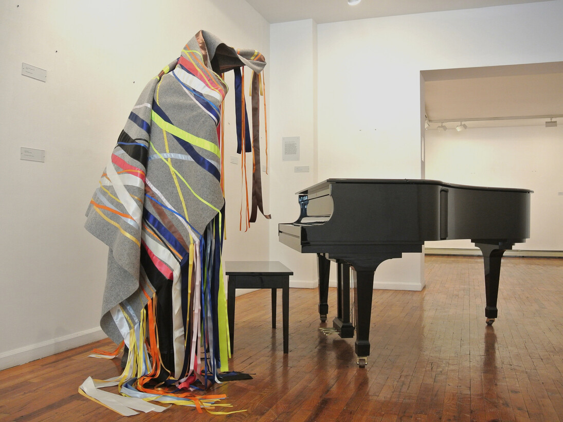 Maria Hupfield, Piano with Silent Noise for Piano. Photo. 2015