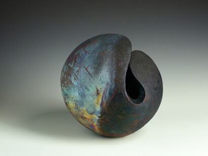 Katie Yang, Serendipity, Raku. Courtesy of Denise Bibro Fine Art