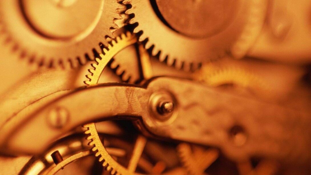 Mecanismo interno de un reloj