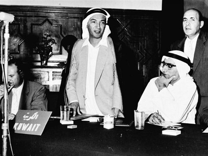 Asistentes a la Primera Conferencia OPEP, celebrada del 10 al 14 de septiembre de 1960 en Bagdad, Irak