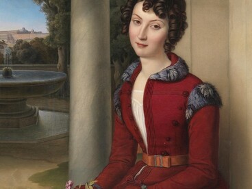Heinrich Maria von Hess, Marchesa Marianna Florenzi, 1822. Neue Pinakothek, Monaco di Baviera, Germania