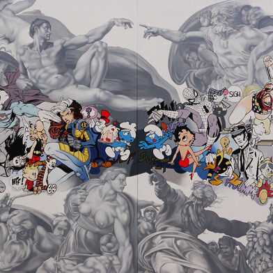 Silvio Fiorenzo, Grande dittico, 2015, (I) e (II), 200 x 190 e 200 x 190 cm, acrilico su tela