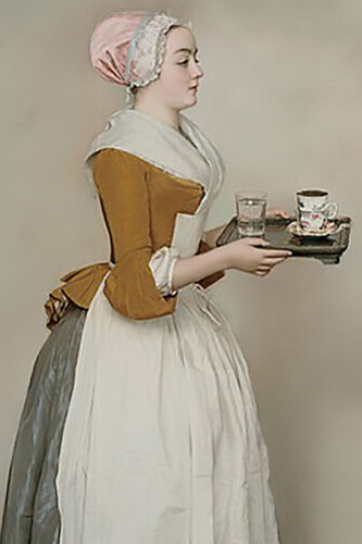 Jean-Etienne Liotard, The chocolate Girl, 1743, Pastel on Parchment