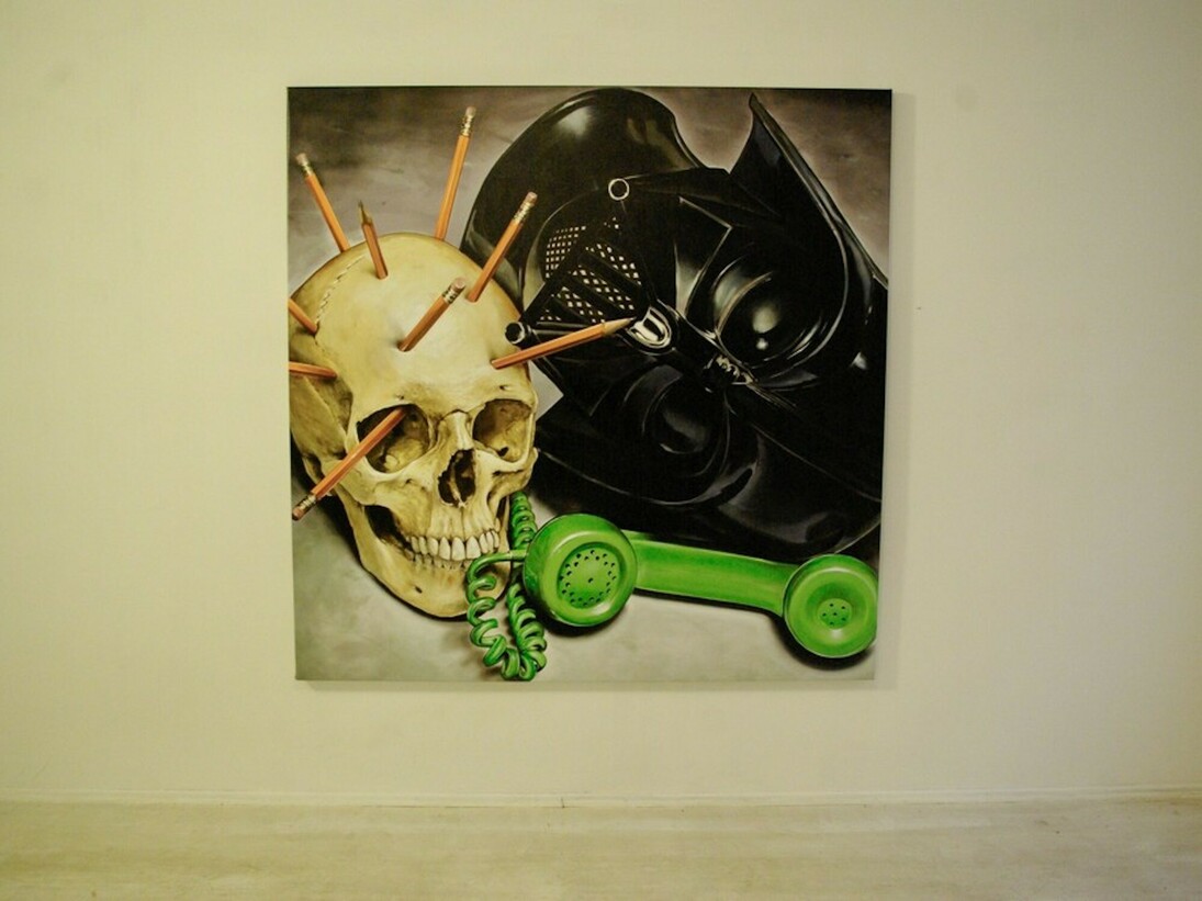 Victor Rodriguez, New Mexican Psychorealism, Exhibition view. Courtesy of Galerie Benjamin Eck
