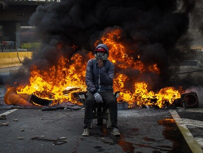 Disturbios callejeros en Venezuela