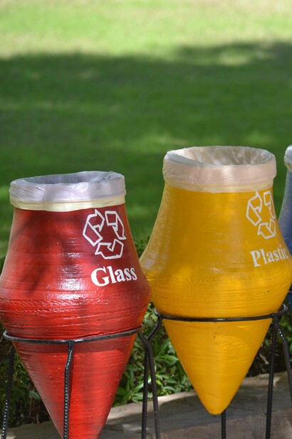 Recycle, reuse and reimagine materials