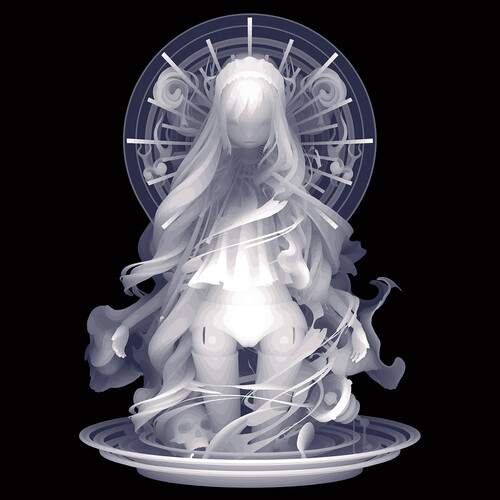 Kazuki Takamatsu, I can do it because I am a doll, 100 x 80.3 cm, acrylic, acrylic gouache, medium, gesso, giclee on tarpaulin, dorothycircusgallery