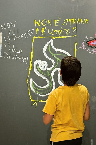 Muri parlanti. Tracce di passaggio, vista della mostra. Per gentile concessione di Palazzo dei Priori