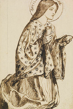 Dante Gabriel Rossetti, Lancelote no Santuário do Santo Graal
