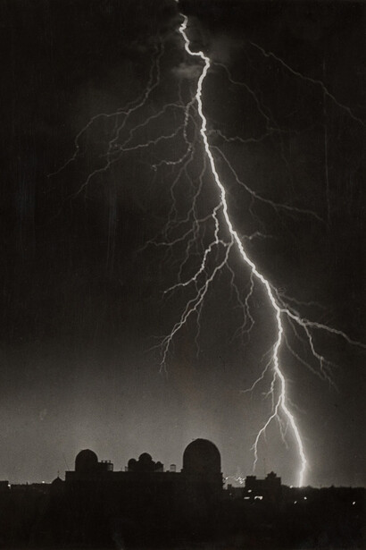 Brassaï, Tonnerre sur Paris, 1938, printed ca. 1960. Courtesy of Michael Werner Gallery