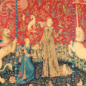 The lady and the unicorn. Courtesy of Art Gallery of NSW