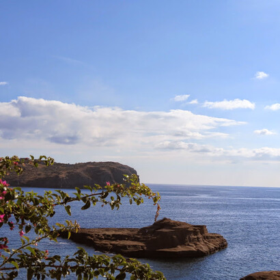 Ventotene, vista sull'Isola di Santo Stefano