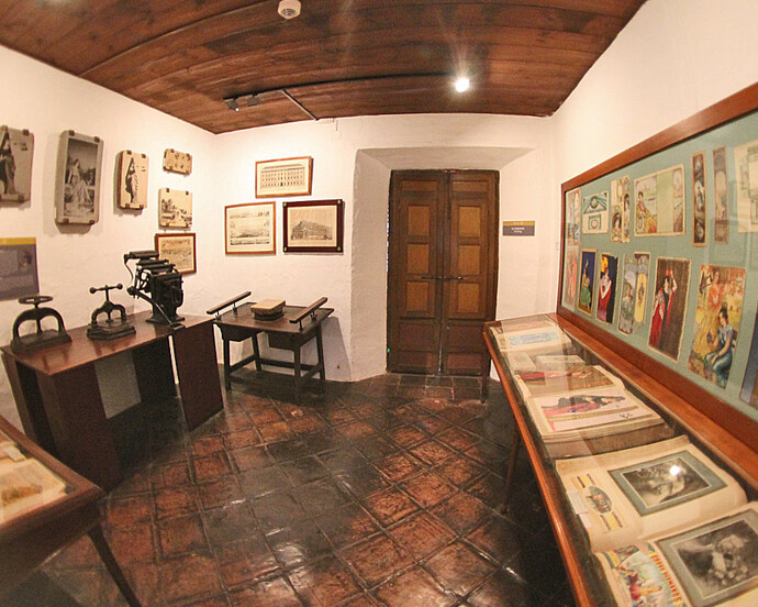 Imprenta, Exhibition view. Courtesy of Museo Unicaja de Artes y Costumbres Populares