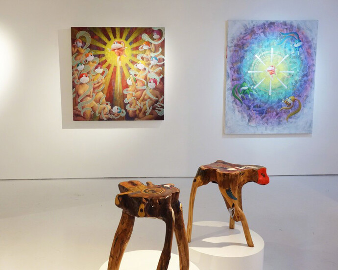 Metallic Sparks. Courtesy of Onishi Gallery