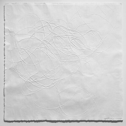 Wang Huangsheng, Vacancy Visions 2015010, 2015, Mixed media on paper, 70 x 70 cm; 27 3/5 x 27 3/5 in.