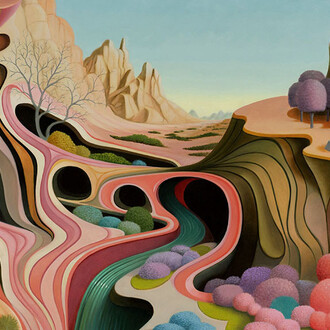 Gabe Benzur, Phersipnai (detail), 2025. Courtesy of Hashimoto Contemporary 