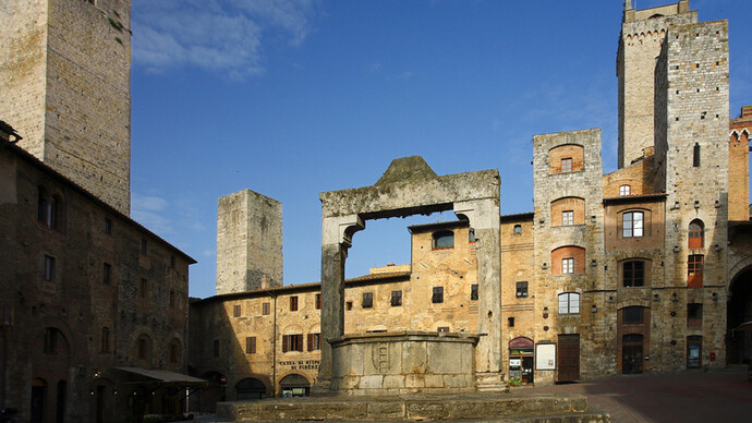 San Gimignano. Italia