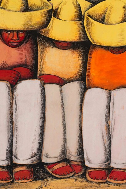 "Indios en reposo", Alfredo Ramos Martínez, circa 1935