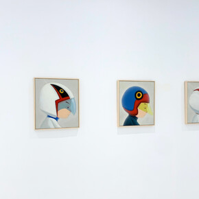 Yang Hyun Jun, Playful moments, 2023, installation view. Courtesy of the artist and Villazan Gallery, Madrid