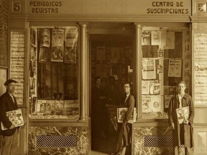 El Globo: un histórico quiosco en el Madrid de hace un siglo