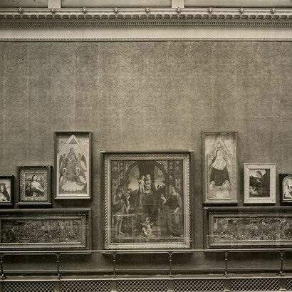 A historic interior view of the rooms in the National Gallery of Ireland, as they were in 1931. Photo Courtesy National Gallery of Ireland Archive