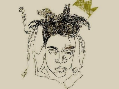 An AI generate image of Jean Michel Basquiat