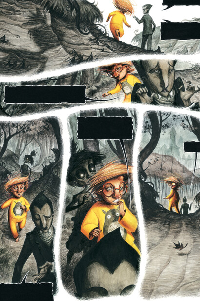 Illustrazione tratta da "Le Coeur de l'Ombre"