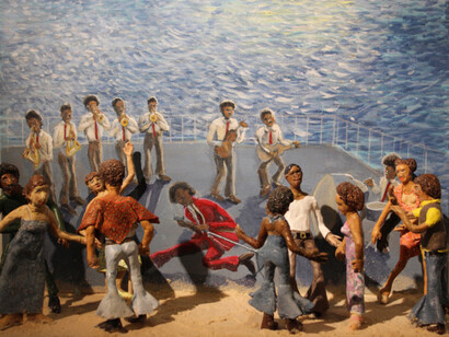 Pinkie Strother, Disco, diorama. Courtesy the artist and Moremen Gallery