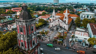 Jaro Cathedral in Iloilo City, Philippines