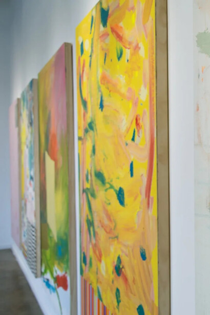 Benjamin Terry, Water lilies, exhibition view. Courtesy of Galleri Urbane