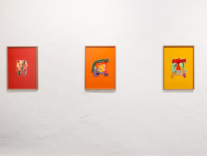 Serban Ionescu, Viscus, exhibition view. Courtesy of Plus One Projects 