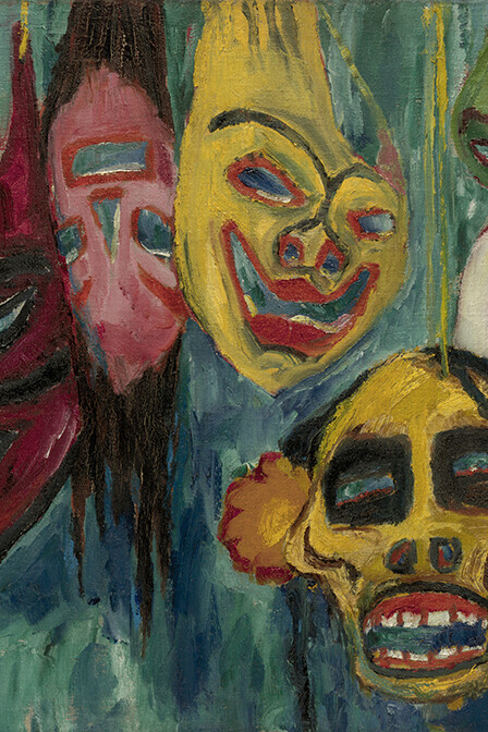 Oil on canvas, 28 3/4 x 30 1/2 inches. Gift of the Friends of Art, 54-90.