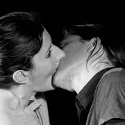 Ulay, Marina Abramović, Breathing in, breathing out, April 1977. Courtesy of Albertina Museum