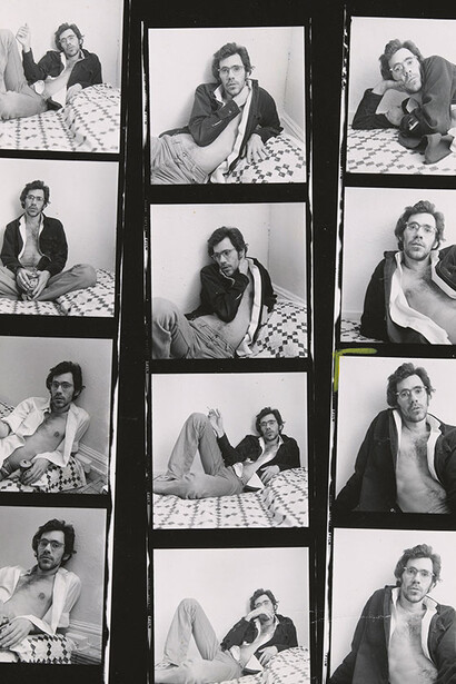 Peter Hujar, Joe Brainard at home (detail), 1975. Courtesy of the Morgan Library & Museum