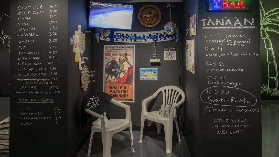 Riiko Sakkinen, Los moimoi de Fuengirola, Ausstellungsansicht. Mit freundlicher Genehmigung des Serlachius Museums