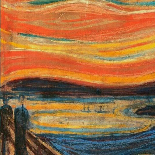 Detalle de “El grito”