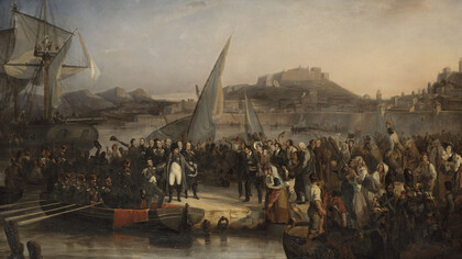 Joseph Beaume, Napoleón dejando la isla de Elba