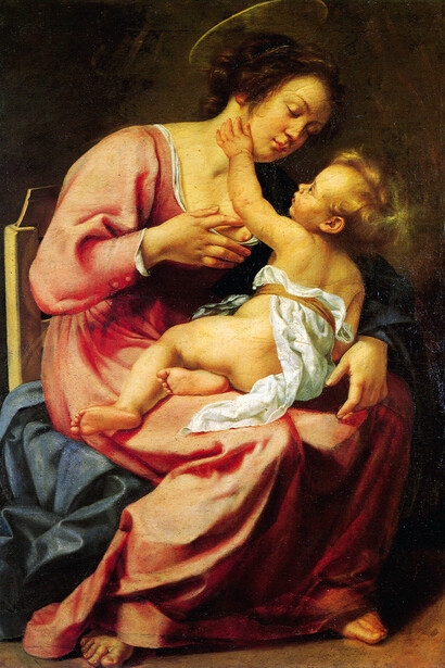 "Madonna con il Bambino", 1610-11, Artemisia Gentileschi, Galleria Spada, Roma, Italia